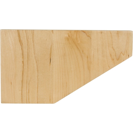 Hardware Resources 8" Wx7/8"Dx4-1/2"H Cherry Shaker Pedestal Foot PFSHA-CH